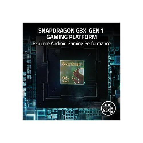 레이저 Razer Edge WiFi Gaming Tablet: Snapdragon G3X Gen 1 - Console-class Control with HyperSense Haptics - 6.8” 144Hz AMOLED FHD+ Touchscreen - Android, PC, Xbox, Cloud Gaming - Powered Nexus App