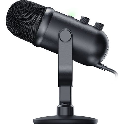 레이저 Razer Seiren V2 Pro USB Mic with Broadcast Arm and Pop Filter Kit