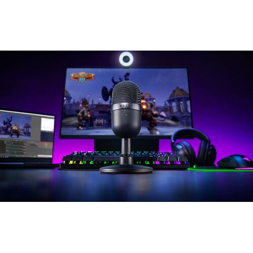 레이저 Razer Seiren Mini USB Condenser Microphone (Classic Black)