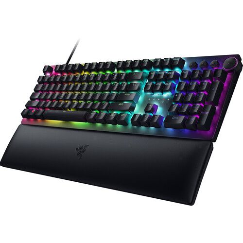 레이저 Razer Huntsman V2 Wired Optical Gaming Keyboard (Black)