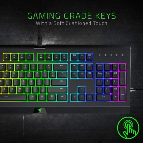 레이저 [아마존핫딜][아마존 핫딜] Razer Cynosa Chroma Gaming Keyboard: Customizable Chroma RGB Lighting - Individually Backlit Keys - Spill-Resistant Design - Programmable Macro Functionality