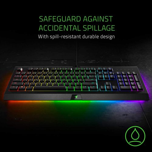 레이저 [아마존핫딜][아마존 핫딜] Razer Cynosa Chroma Pro Gaming Keyboard: Customizable Chroma RGB Lighting W/Underglow - Individuallly Backlit Keys - Spill-Resistant Design - Programmable Macro Functionality