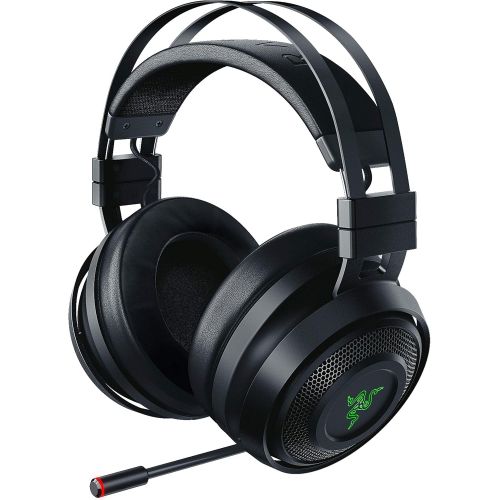 레이저 [아마존핫딜][아마존 핫딜] Razer Nari Wireless 7.1 Surround Sound Gaming Headset: THX Audio - Auto-Adjust Headband & Swivel Cups - Chroma RGB - Retractable Mic - for PC, PS4 - Black