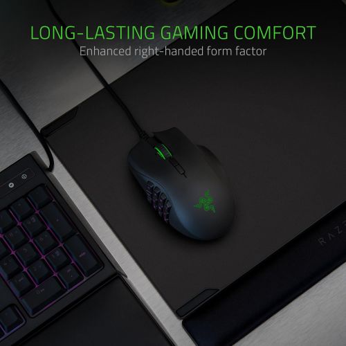 레이저 [아마존핫딜][아마존 핫딜] Razer Naga Trinity Gaming Mouse: 16,000 DPI Optical Sensor - Chroma RGB Lighting - Interchangeable Side Plate w/ 2, 7, 12 Button Configurations - Mechanical Switches