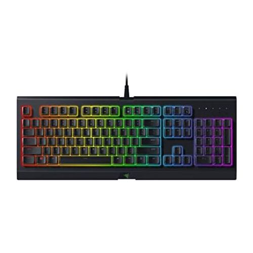 레이저 [아마존베스트]Razer Cynosa Chroma Gaming Keyboard: Customizable Chroma RGB Lighting - Individuallly Backlit Keys - Spill-Resistant Design - Programmable Macro Functionality