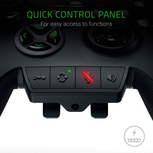 레이저 [아마존베스트]By Razer Razer Wolverine Ultimate: 6 Remappable Multi-Function Buttons and Triggers - Intrchangeable Thumbsticker and D-Pad - Razer Chroma Lighting - Gaming Controller works with Xbox One a