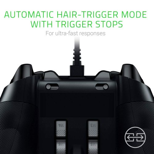 레이저 [아마존베스트]By Razer Razer Wolverine Ultimate: 6 Remappable Multi-Function Buttons and Triggers - Intrchangeable Thumbsticker and D-Pad - Razer Chroma Lighting - Gaming Controller works with Xbox One a