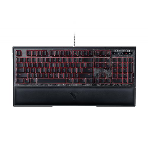 레이저 [아마존 핫딜]  [아마존핫딜]Razer Destiny 2 Ornata Chroma: Mecha-Membran  individuell beleuchtete mittelhohe Tasten  Kunstleder-Handgelenkauflage  Gaming-Tastatur