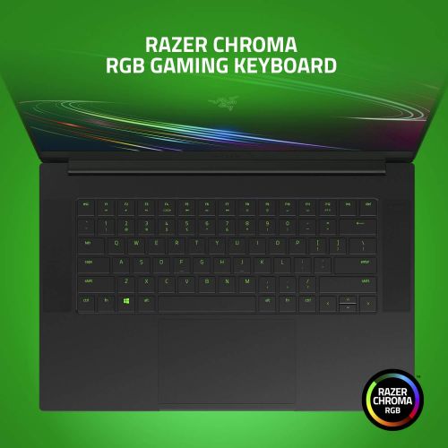 레이저 Razer Blade 15 Base Gaming Laptop 2020: Intel Core i7 10750H 6 Core, NVIDIA GeForce RTX 2060, 15.6 FHD 1080p 144Hz, 16GB RAM, 512GB SSD, CNC Aluminum, Chroma RGB Lighting, Thunderb