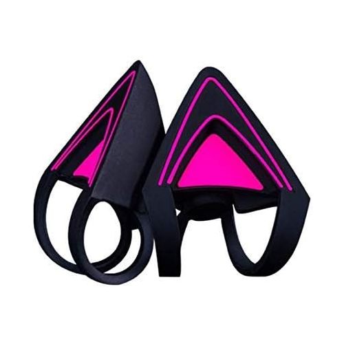 레이저 Razer Kitty Ears for Kraken Headsets: Compatible with Kraken 2019, Kraken TE Headsets - Adjustable Straps - Water Resistant Construction - Neon Purple