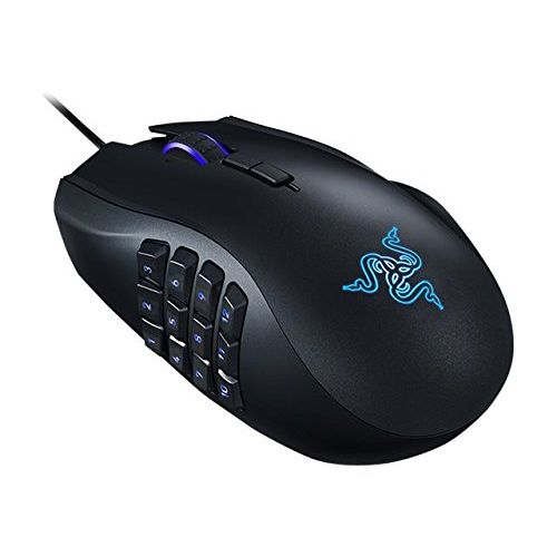 레이저 Razer RZ01-01610100-R3U1 Naga Chroma - Ergonomic RGB MMO Gaming Mouse- 12 Programmable Thumb Buttons & 16,000 Adjustible DPI