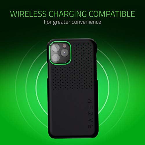 레이저 Razer Arctech Slim for iPhone 11 Pro Case: Thermaphene & Venting Performance Cooling - Wireless Charging Compatible - Matte Black