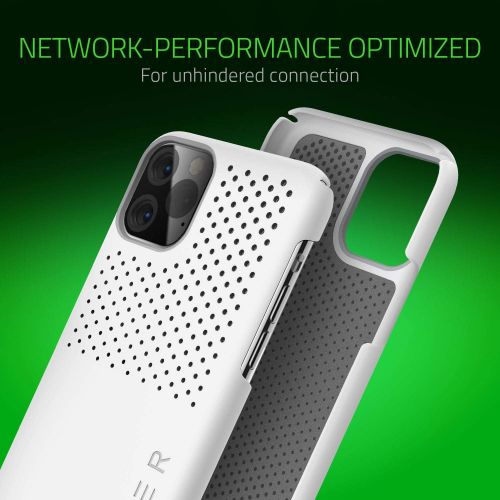레이저 Razer Arctech Slim for iPhone 11 Pro Case: Thermaphene & Venting Performance Cooling - Wireless Charging Compatible - Matte Black