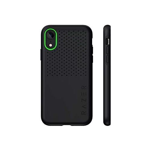 레이저 Razer Arctech Pro for iPhone XR Case: Thermaphene & Venting Performance Cooling - Wireless Charging Compatible - Drop-Test Certified up to 10 ft - Matte Black - RC21-0145PB01-R3M1