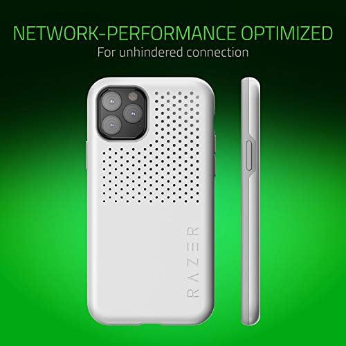 레이저 Razer Arctech Pro for iPhone 11 Pro Max Case: Thermaphene & Venting Performance Cooling - Wireless Charging Compatible - Drop-Test Certified up to 10 ft - Matte Black