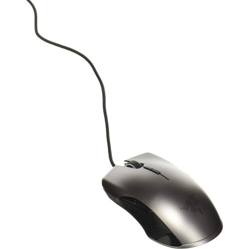 레이저 Razer Lancehead TE Ambidextrous Gaming Mouse: 16,000 DPI Optical Sensor - Chroma RGB Lighting - 8 Programmable Buttons - Mechanical Switches - Gunmetal