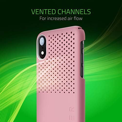 레이저 Razer Arctech Slim for iPhone XR Case: Thermaphene & Venting Performance Cooling - Wireless Charging Compatible - Matte Black
