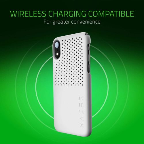 레이저 Razer Arctech Slim for iPhone XR Case: Thermaphene & Venting Performance Cooling - Wireless Charging Compatible - Matte Black