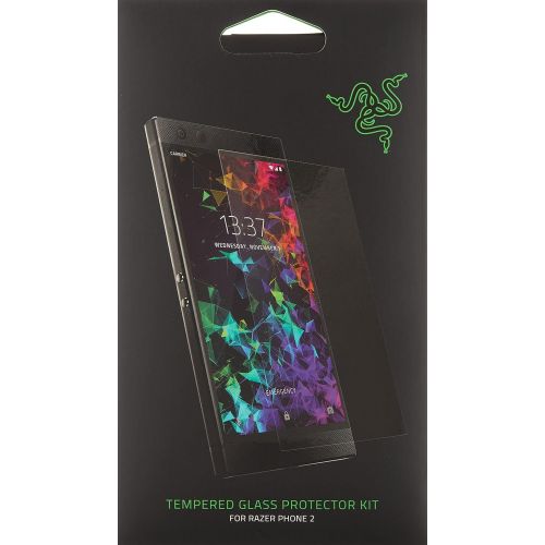 레이저 Razer Phone 2 Tempered Glass Screen Protector: Durable - Scratch Resistant - Protects Front Glass