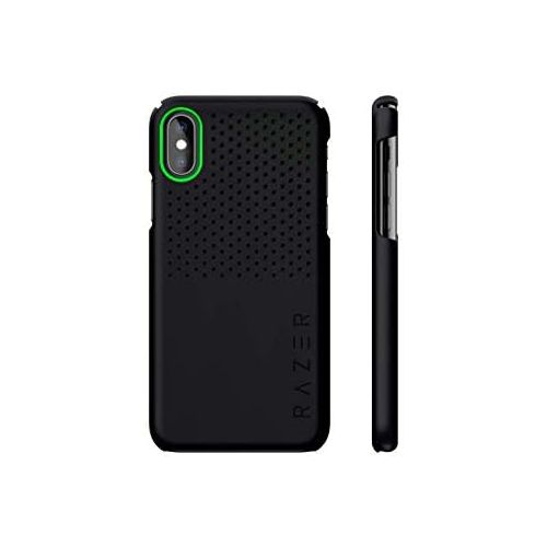 레이저 Razer Arctech Slim for iPhone Xs Case/iPhone X Case: Thermaphene & Venting Performance Cooling - Wireless Charging Compatible - Matte Black