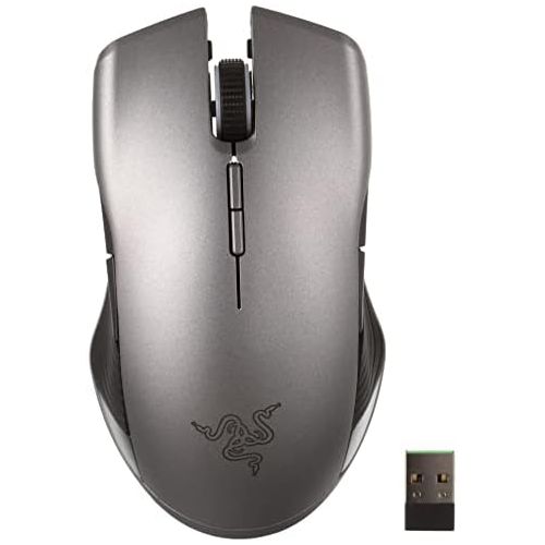 레이저 Razer Lancehead 5G Optical Sensor 16,000 Dpi On-Board and Cloud Memory, Ambidextrous Gaming Mouse with Razer Chroma RGB Lighting - Grey