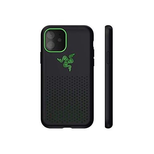 레이저 Razer Arctech Pro THS Edition for iPhone 11 Case: Thermaphene & Venting Performance Cooling - Wireless Charging Compatible - Drop-Test Certified up to 10 ft - Black Gold