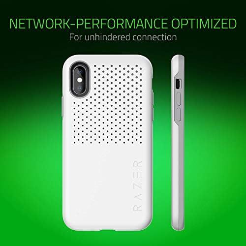 레이저 Razer Arctech Pro for iPhone Xs Case / iPhone X Case: Thermaphene & Venting Performance Cooling - Wireless Charging Compatible - Drop-Test Certified up to 10 ft - Matte Black - RC2
