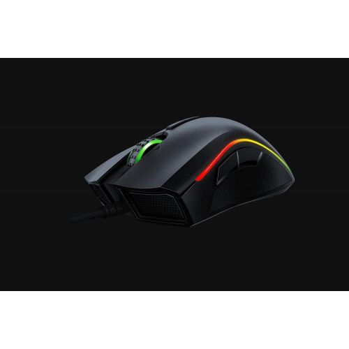 레이저 Razer Mamba Elite: 5G True 16,000 DPI Optical Sensor - 9 Programmable Buttons - Ergonomic Form Factory - Powered Razer Chroma - Esports Gaming Mouse