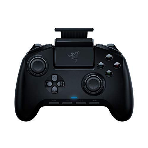 레이저 Razer Raiju Mobile: Ergonomic Multi-Function Button Layout - Hair Trigger Mode - Adjustable Phone Mount - Mobile Gaming Controller for PS4