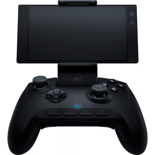 레이저 Razer Raiju Mobile: Ergonomic Multi-Function Button Layout - Hair Trigger Mode - Adjustable Phone Mount - Mobile Gaming Controller for PS4