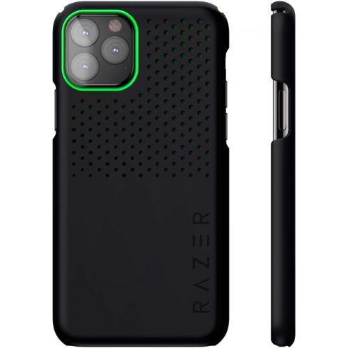 레이저 Razer Arctech Slim for iPhone 11 Pro Max Case: Thermaphene & Venting Performance Cooling - Wireless Charging Compatible - Matte Black