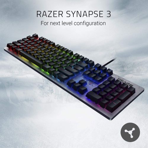 레이저 Razer Huntsman Gaming Keyboard: Fastest Keyboard Switches Ever - Clicky Optical Switches - Customizable Chroma RGB Lighting - Programmable Macro Functionality - Gears of War 5 Edit