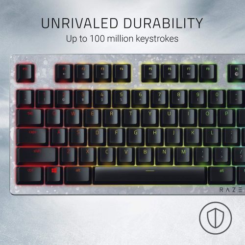 레이저 Razer Huntsman Gaming Keyboard: Fastest Keyboard Switches Ever - Clicky Optical Switches - Customizable Chroma RGB Lighting - Programmable Macro Functionality - Gears of War 5 Edit