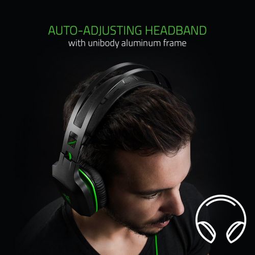 레이저 Razer Electra V2 USB: 7.1 Surround Sound - Auto Adjusting Headband - Detachable Boom Mic with In-Line Controls - Gaming Headset Works with PC & PS4