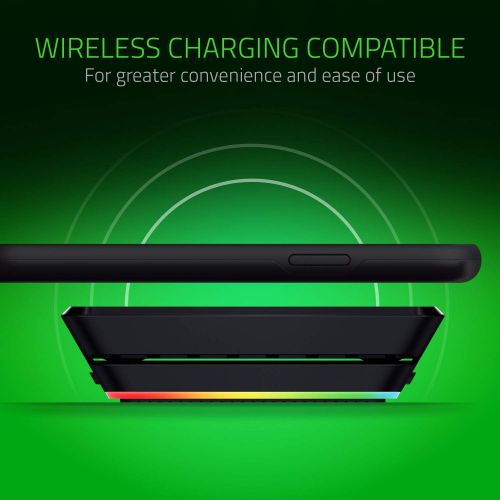 레이저 Razer Arctech Pro THS Edition for iPhone 11 Pro Case: Thermaphene & Venting Performance Cooling - Wireless Charging Compatible - Drop-Test Certified up to 10 ft - Black Gold, Model