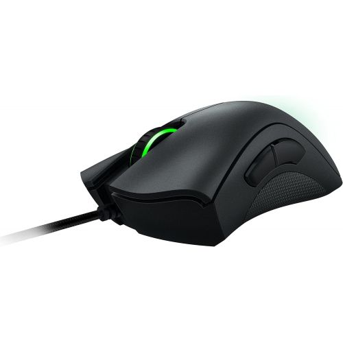 레이저 Razer DeathAdder Chroma - Multi-Color Ergonomic Gaming Mouse - 10,000 DPI Sensor - Comfortable Grip - Worlds Most Popular Gaming Mouse