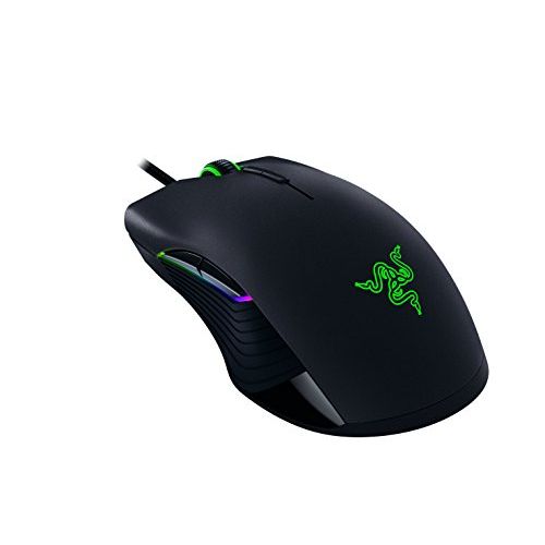 레이저 Razer Lancehead Tournament Edition Ambidextrous Gaming Mouse: 16K DPI Optical Sensor - Chroma RGB Lighting - 8 Programmable Buttons - Mechanical Switches - Classic Black