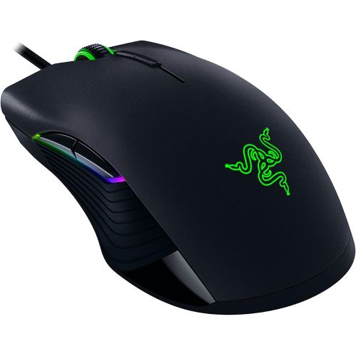 레이저 Razer Lancehead Tournament Edition Ambidextrous Gaming Mouse: 16K DPI Optical Sensor - Chroma RGB Lighting - 8 Programmable Buttons - Mechanical Switches - Classic Black