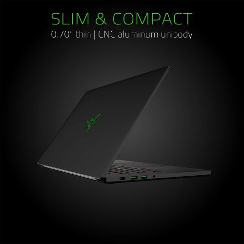 레이저 Razer Blade 15 Gaming Laptop 2019: Intel Core i7-9750H 6 Core, NVIDIA GeForce RTX 2070 Max-Q, 15.6 FHD 1080p 240Hz, 16GB RAM, 512GB SSD, CNC Aluminum, Chroma RGB Lighting, Thunderb