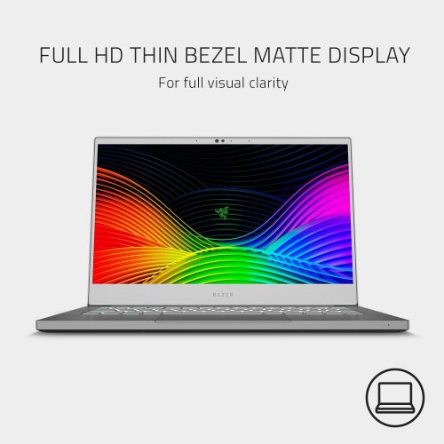 레이저 Razer Blade Stealth 13 Ultrabook Laptop: Intel Core i7-1065G7 4 Core, Intel Iris Plus, 13.3 FHD 1080p 60Hz, 16GB RAM, 256GB SSD, CNC Aluminum, Chroma RGB, Thunderbolt 3, Mercury Wh