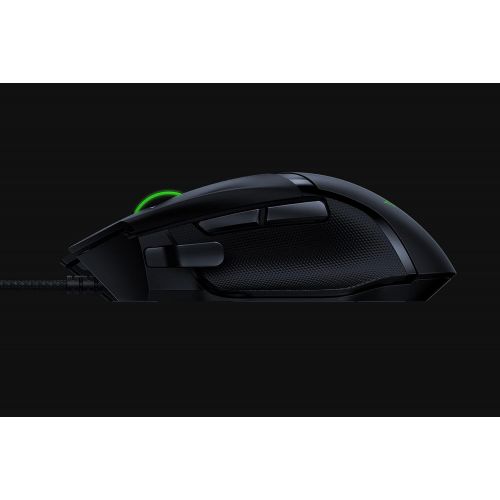 레이저 Razer Basilisk V2 - FPS Gaming Mouse (Gaming Mouse with New 20,000 Dpi Focus + Optical Sensor, 5G, Removable Dpi Switch and Customizable Scroll Wheel, RGB Chroma and USB) - Black