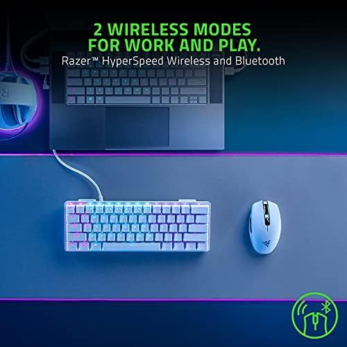 레이저 Razer Orochi V2 Mobile Wireless Gaming Mouse: Ultra Lightweight - 2 Wireless Modes - Up to 950hrs Battery Life - Mechanical Mouse Switches - 5G Advanced 18K DPI Optical Sensor - Wh