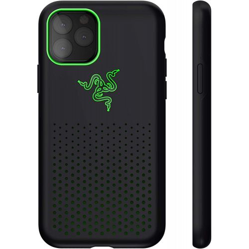 레이저 Razer Arctech Pro THS Edition for iPhone 11 Pro Case: Thermaphene & Venting Performance Cooling - Wireless Charging Compatible - Drop-Test Certified up to 10 ft - Matte Black