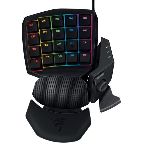 레이저 Razer Orbweaver Chroma Gaming Keypad: Mechanical Key Switches - 30 Programmable Keys - Customizable Chroma RGB Lighting - Programmable Macros - Classic Black