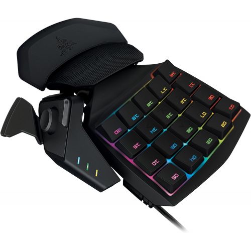 레이저 Razer Orbweaver Chroma Gaming Keypad: Mechanical Key Switches - 30 Programmable Keys - Customizable Chroma RGB Lighting - Programmable Macros - Classic Black