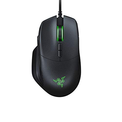 레이저 Razer Basilisk Gaming Mouse: 16,000 DPI Optical Sensor - Chroma RGB Lighting - 8 Programmable Buttons - Mechanical Switches - Customizable Scroll Resistance - Classic Black