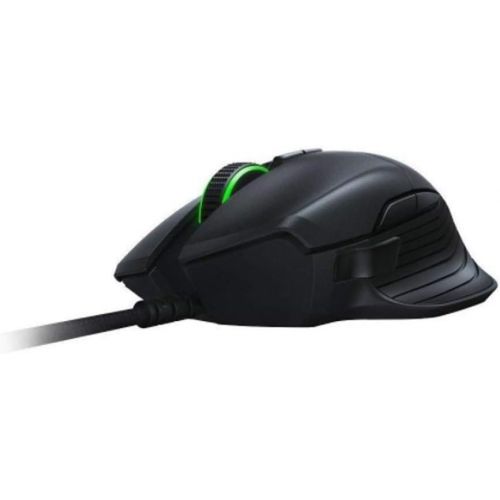 레이저 Razer Basilisk Gaming Mouse: 16,000 DPI Optical Sensor - Chroma RGB Lighting - 8 Programmable Buttons - Mechanical Switches - Customizable Scroll Resistance - Classic Black