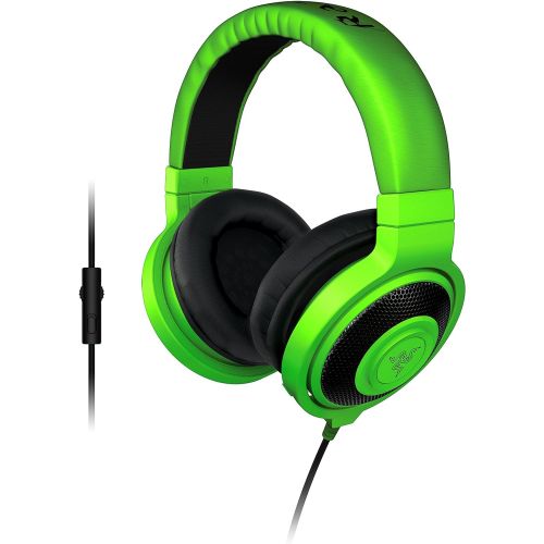 레이저 Razer RZ04-01380200-R3U1 Kraken Pro Analog Gaming Headset for PC, Xbox One and Playstation 4, Green