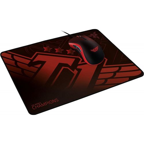 레이저 Razer Goliathus Speed (Medium) SKT T1 Edition - Soft Gaming Mouse Pad - Anti-Slip Rubber Base - Portable Cloth Design - Anti-Fraying Stitched Frame
