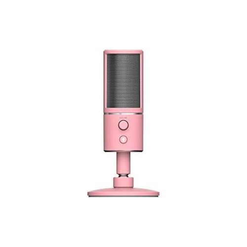 레이저 Razer RZ19-02290400-R3M1 Seiren X Quartz Compact USB Condenser Microphone, with Integrated Shock Absorber and Supercardioid Recording Pattern for Streamers